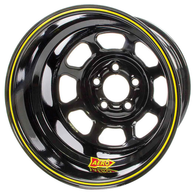 Aero Race Wheels 15X10 1In 4.75 Black  51-104710Rf