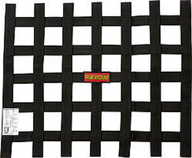 Racequip Ribbon Net 18X21 Sfi Black 726004 Racequip Ribbon Net 18X21 Sfi Black 726004