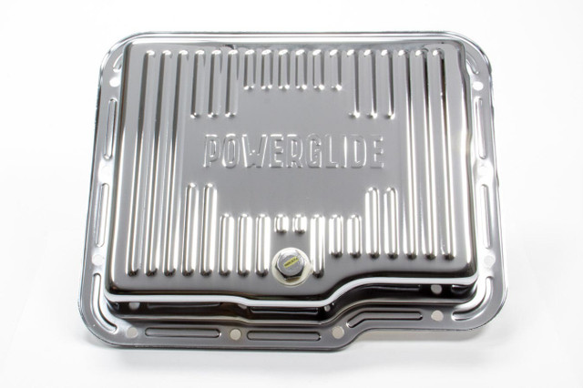 Racing Power Co-Packaged Chrome Powerglide Trans Pan R9124