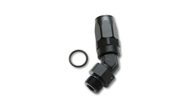 Vibrant Performance Male -6An X 9/16-18 45 Degree Hose End Fitting 24402 Vibrant Performance Male -6An X 9/16-18 45 Degree Hose End Fitting 24402