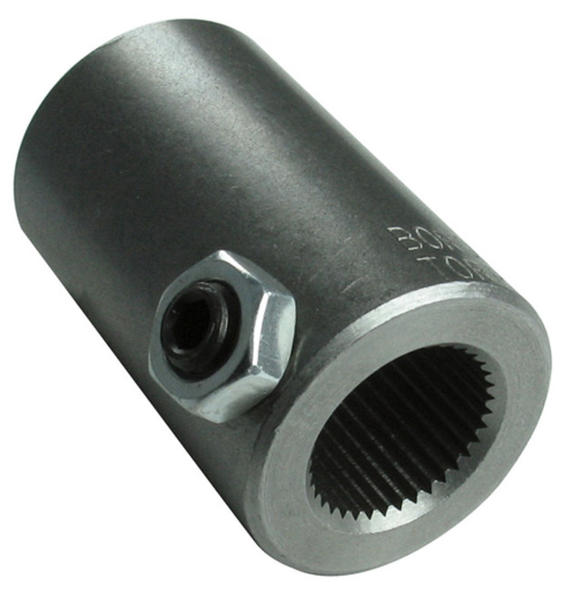Borgeson Steering Coupler Steel 3/4-30 X 3/4 Smooth Bore 313100