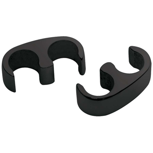 Billet Specialties 2 Wire Separator Floating Black Pair 69682