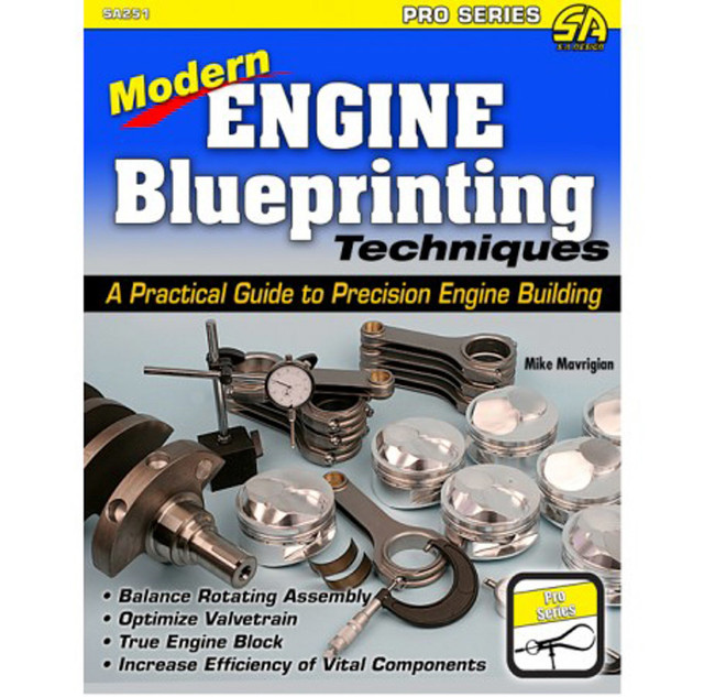 S-A Books Modern Engine Blueprinti Ng Techniques Sa251