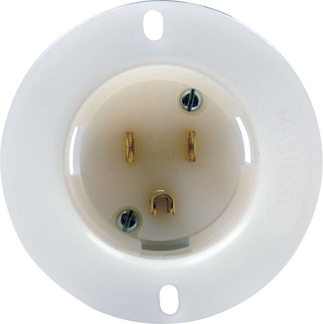 Quickcar Racing Products Male Recessed Outlet 110 Volt 57-710