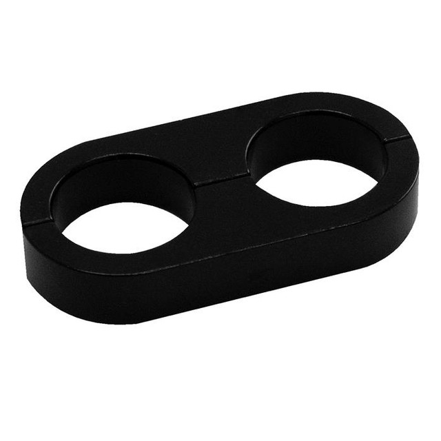 Billet Specialties Hose Separator .562 X .562 Black Blk68220