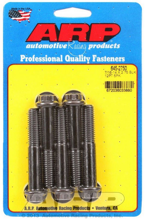 Arp Bolt Kit - 12Pt 5Pk 7/16-14 X 2.750 645-2750