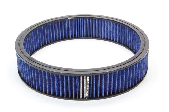 Edelbrock Air Filter Element Blue 14In X 3In 43667