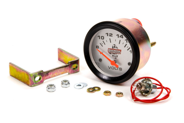 Quickcar Racing Products Voltmeter Gauge 2-5/8In 611-6007 Quickcar Racing Products Voltmeter Gauge 2-5/8In 611-6007
