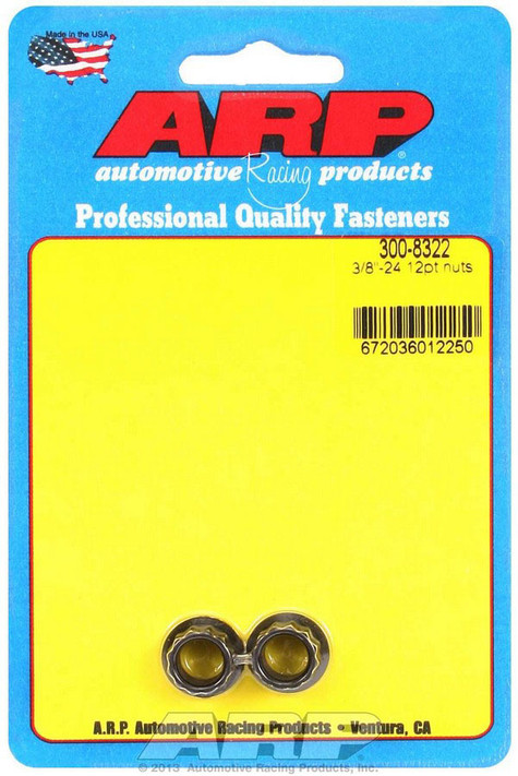 Arp 3/8-24 12Pt. Nuts (2) 300-8322 Arp 3/8-24 12Pt. Nuts (2) 300-8322