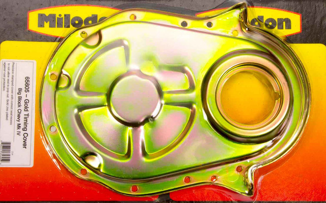 Milodon Bbc Timing Cover - Gold  65605