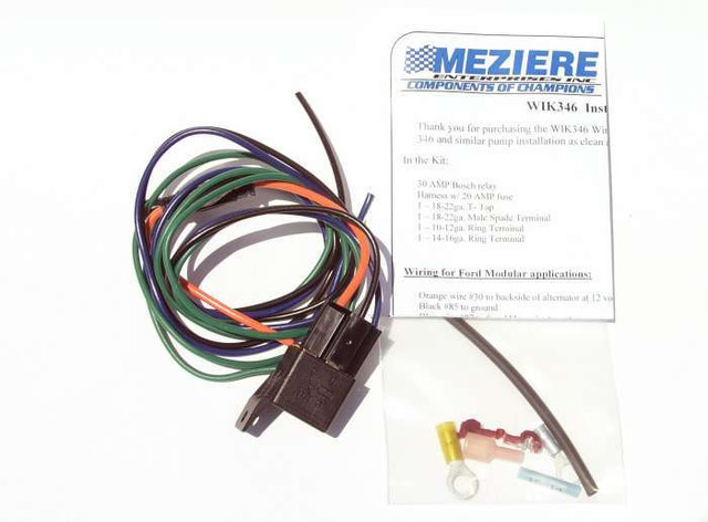 Meziere Wiring Installation Kit For Wp346 Wik346