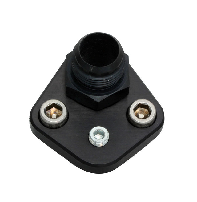 Moroso Bbc F/P Block-Off Plate W/Fitting 65398 Moroso Bbc F/P Block-Off Plate W/Fitting 65398