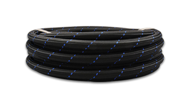 Vibrant Performance 10Ft Roll -6 Black Blue Nylon Braided Flex Hose 11966B Vibrant Performance 10Ft Roll -6 Black Blue Nylon Braided Flex Hose 11966B