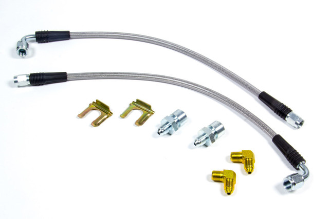 Wilwood Flexline Kit 70-81 Gm Front W/90 Deg Hose End 220-10509 Wilwood Flexline Kit 70-81 Gm Front W/90 Deg Hose End 220-10509