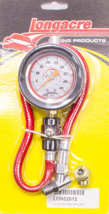 Longacre Tire Gauge 0-45Psi 2.5In Gid Deluxe 52-52012 Longacre Tire Gauge 0-45Psi 2.5In Gid Deluxe 52-52012
