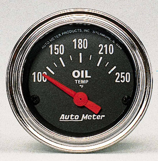 Autometer 100-250 Degree Oil Temp Gauge 2542