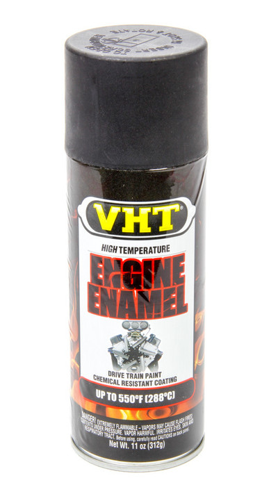 Vht Flat Black Eng. Enamel Sp130