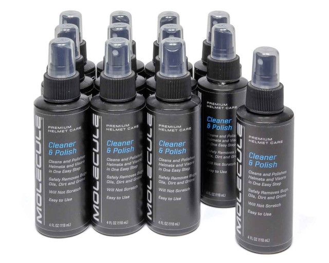 Molecule Helmet Cleaner & Polish 4Oz Spray Case Of 12 Mlhcp-4-12