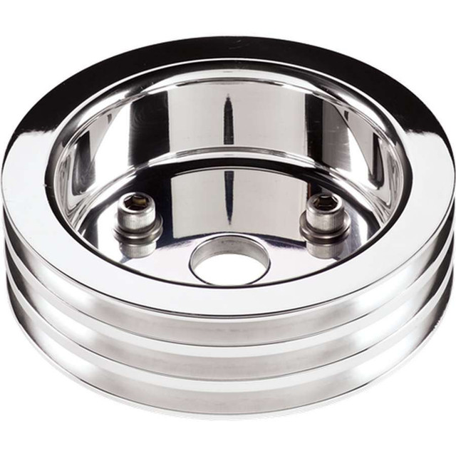 Billet Specialties Polished Sbc 3 Groove Lower Pulley 81320