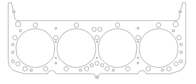 Cometic Gaskets 4.165 Mls Head Gasket .040 - Sbc C5272-040 Cometic Gaskets 4.165 Mls Head Gasket .040 - Sbc C5272-040