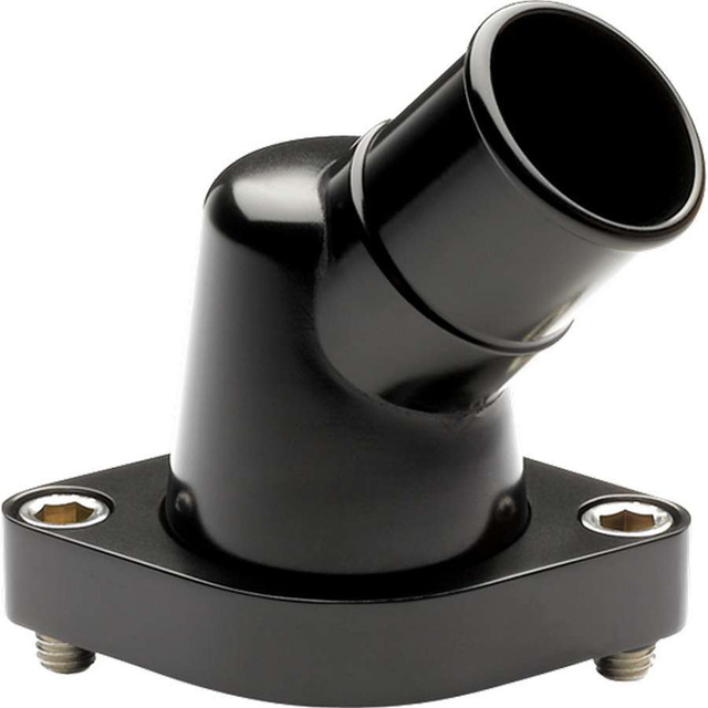Billet Specialties Black Chevy 45 Degree Water Neck Blk90420
