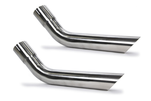Pypes Performance Exhaust Exhaust Tips Slip Fit 2.5In Pair (Long) Evt58