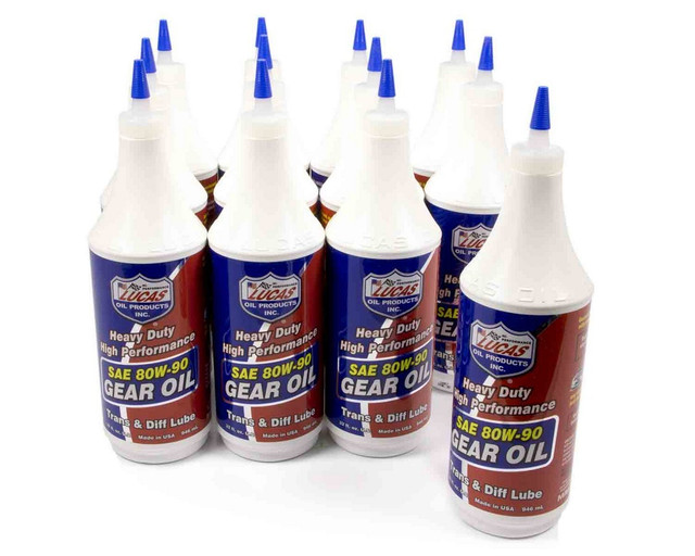 Lucas Oil 80W90 Gear Oil Case/12  10043