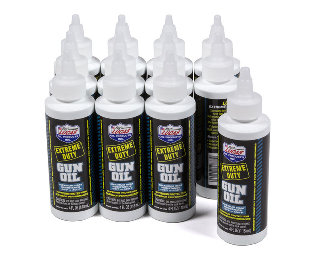 Lucas Oil Extreme Duty Gun Oil Case 12 X 4 Ounce 10877