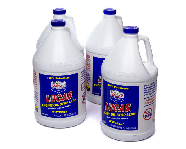 Lucas Oil Engine Oil Stop Leak Case 4X1Gallon 10279