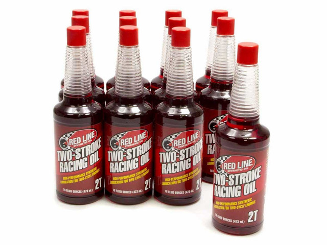 Redline Oil 2 Cycle Racing Oil Case 12X16Oz Bottles 40603 Case/12