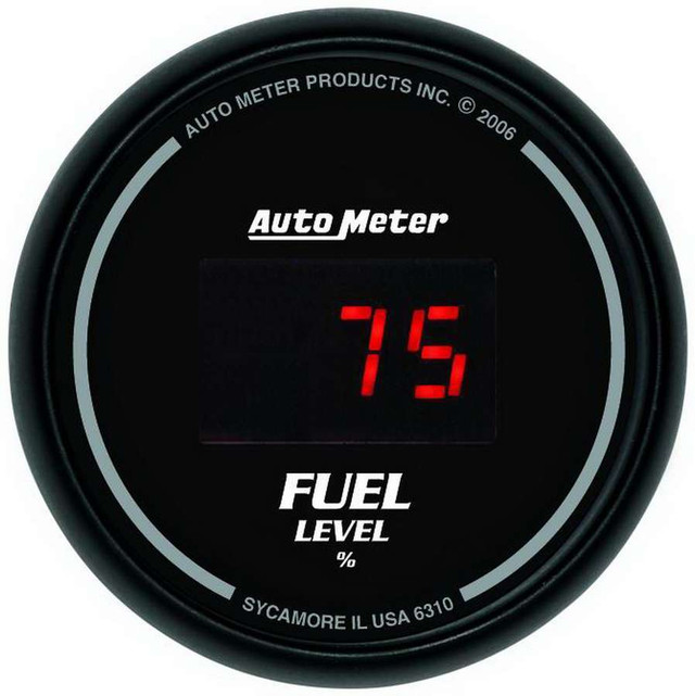 Autometer 2-1/16In Dg/B Fuel Level Gauge 6310