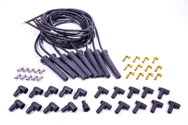 Moroso Ultra 40 Plug Wire Set - Black Unsleeved 73839
