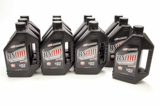 Maxima Racing Oils 0W10 Synthetic Oil Case 12X1 Quart Rs010 39-13901