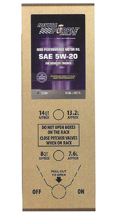 Royal Purple Multi-Grade Motor Oil 5W20 Sae 6 Gallon Box 60520