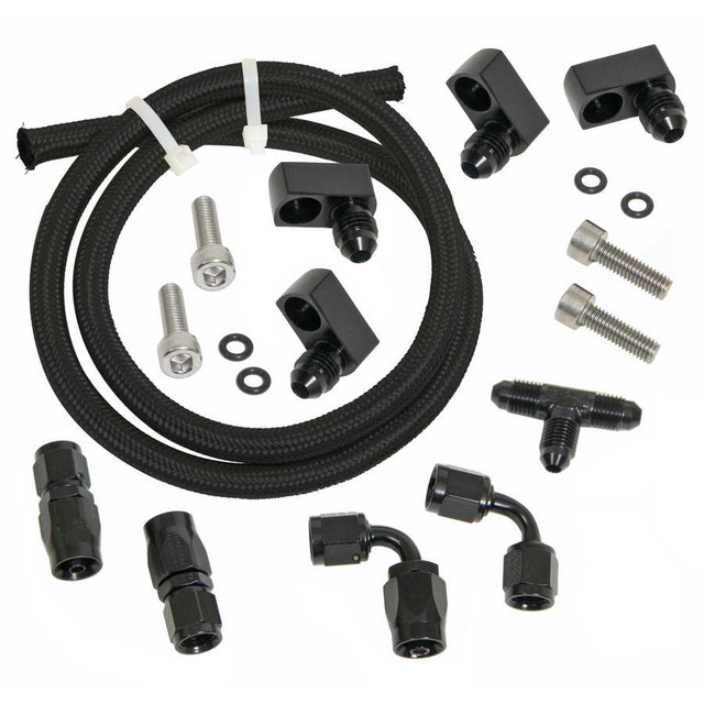 Trick Flow Ls Steam Line Plumbing Kit Blk Nylon Braided Tfs-306Sb601 Trick Flow Ls Steam Line Plumbing Kit Blk Nylon Braided Tfs-306Sb601