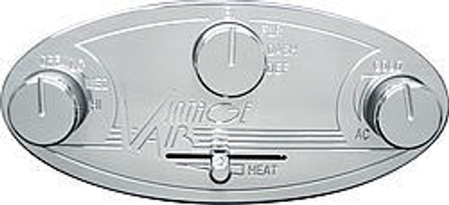 Vintage Air Gen Ii Streamline Contrl Panel 48104-Rhq