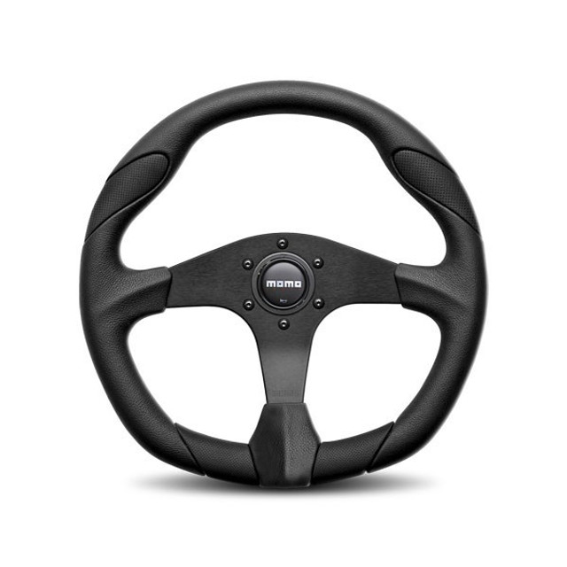 Momo Automotive Accessories Quark Steering Wheel Polyurethane Black Qrk35Bk0B