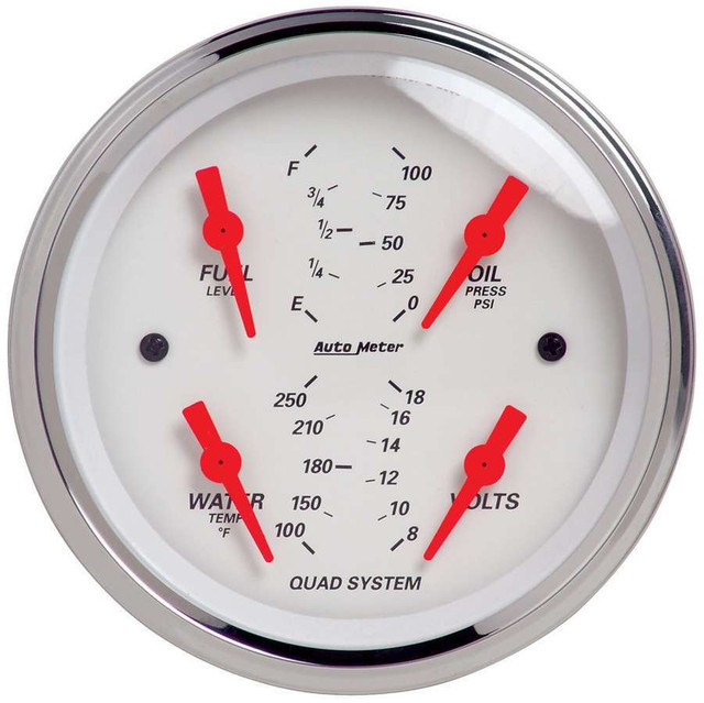 Autometer 3-3/8In A/W Quad Gauge  1312