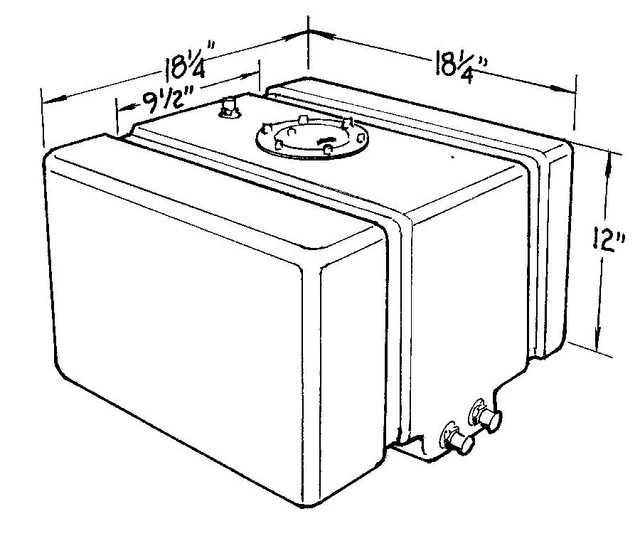 Jaz 16-Gallon Drag Race Cell  250-116-01