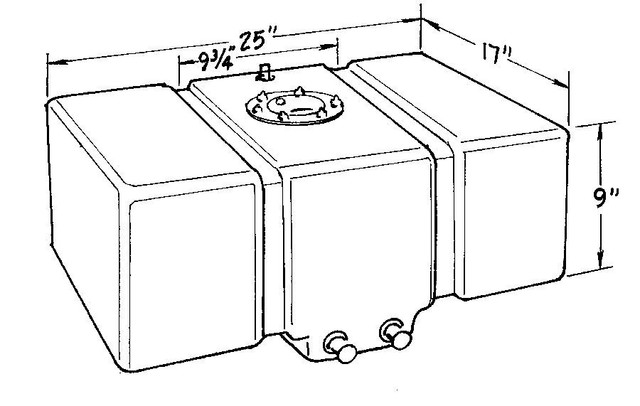 Jaz 16-Gallon Drag Race Cell  250-016-01