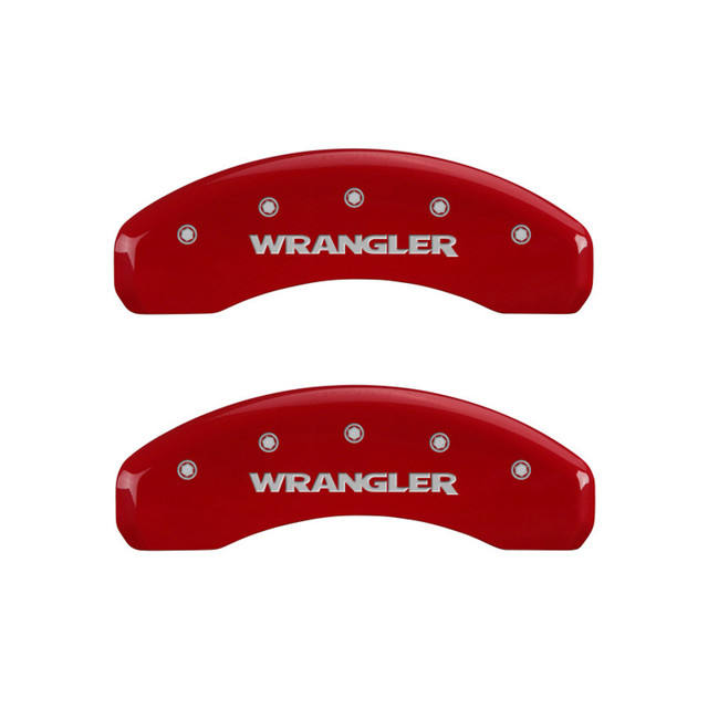 Mgp Caliper Cover 07-   Wrangler Caliper Covers Red 42007Swrgrd