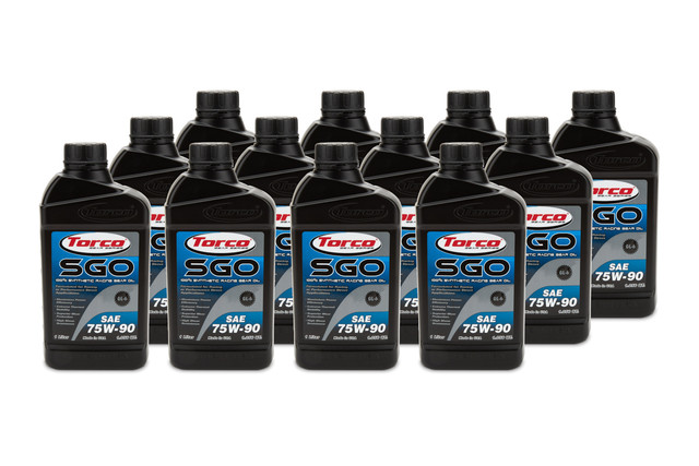 Torco Sgo 75W90 Synthetic Racing Gear Oil Case/12 A257590C Torco Sgo 75W90 Synthetic Racing Gear Oil Case/12 A257590C