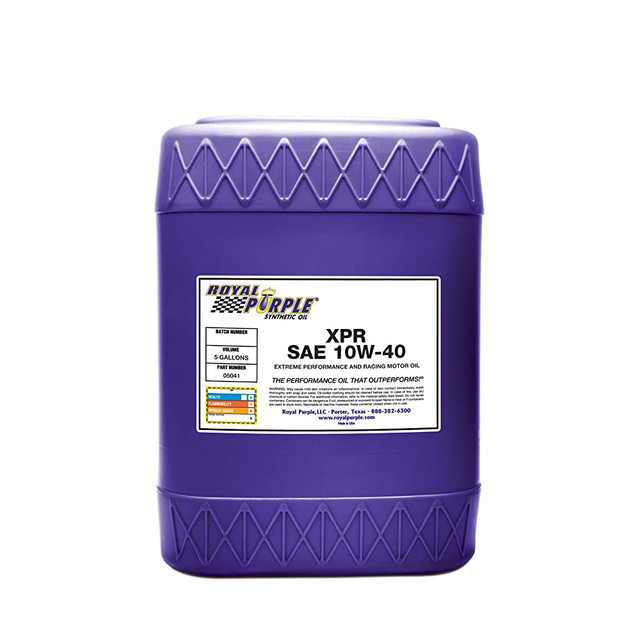 Royal Purple Synthetic Racing Oil Xpr 5-Gallon (10W40) 5041