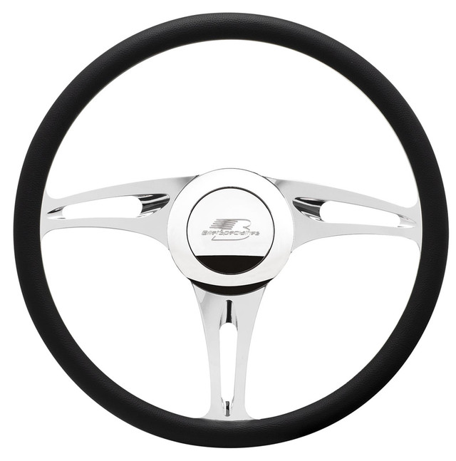 Billet Specialties Steering Wheel Half Wrap 15.5In Stealth 34322