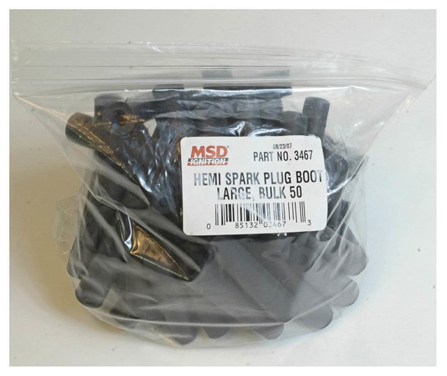 Msd Ignition Hemi Spark Plug Tube Boots 50Pk 3467 Msd Ignition Hemi Spark Plug Tube Boots 50Pk 3467