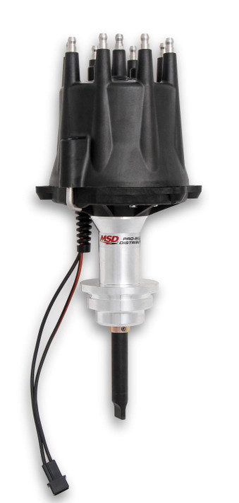 Msd Ignition Sbm 318-360 Distributor Pro-Billet W/Black Cap 85345 Msd Ignition Sbm 318-360 Distributor Pro-Billet W/Black Cap 85345