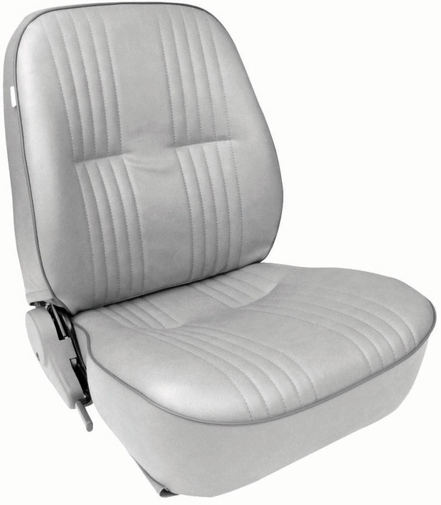 Scat Enterprises Pro90 Low Back Recliner Seat - Rh - Grey Vinyl 80-1400-52R