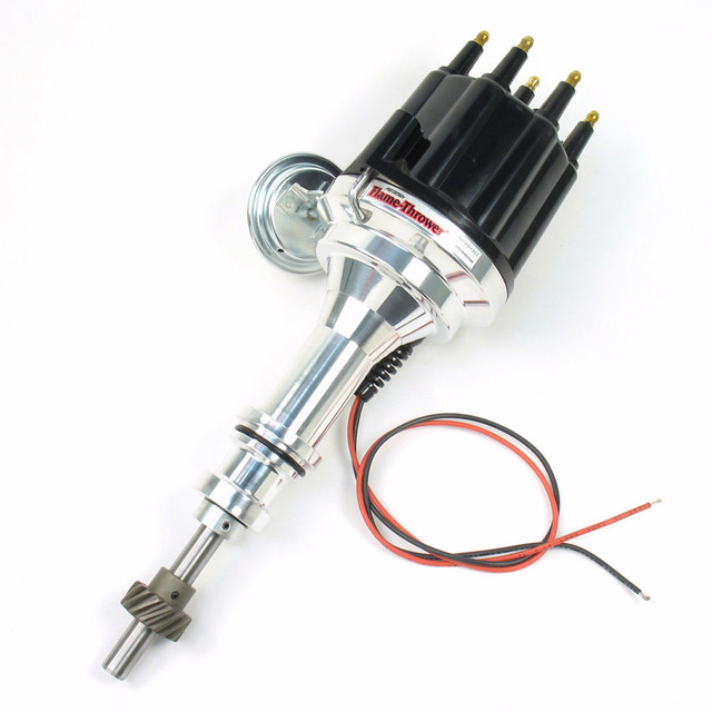 Pertronix Ignition Sbf Billet Distributor W/Black Male Cap D131710