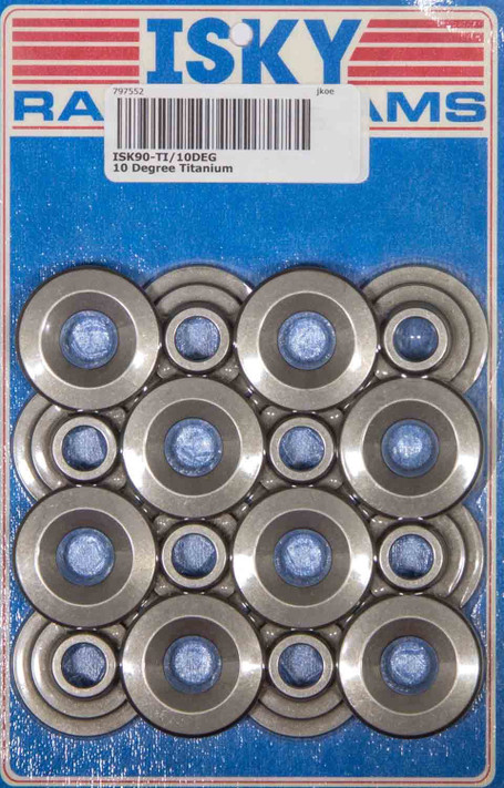 Isky Cams Titanium Retainers - 7 Degree 975Ti