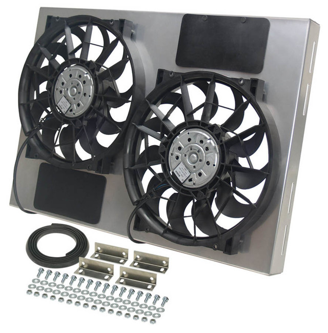 Derale Dual Rad Fan W/Alum Shroud Assembly 16826